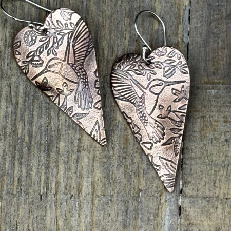 Hummingbird Heart Copper (3)