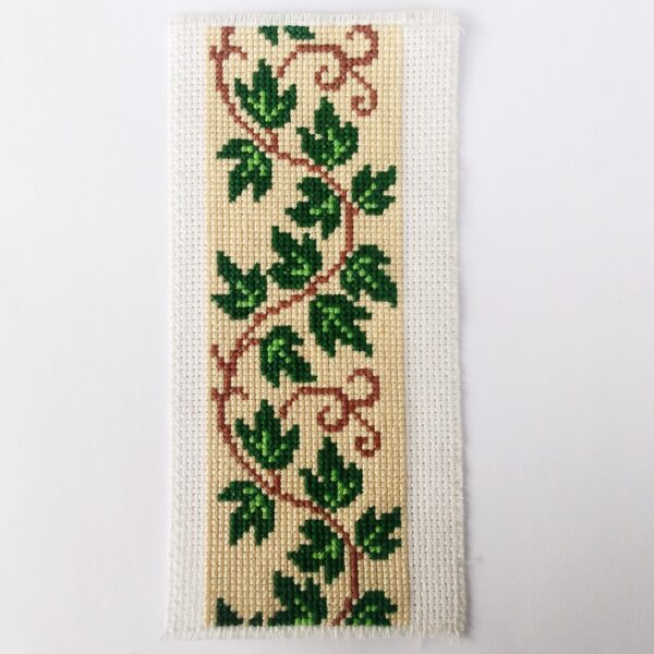 Ivy Cross Stitch Bookmark PDF - Digital Download