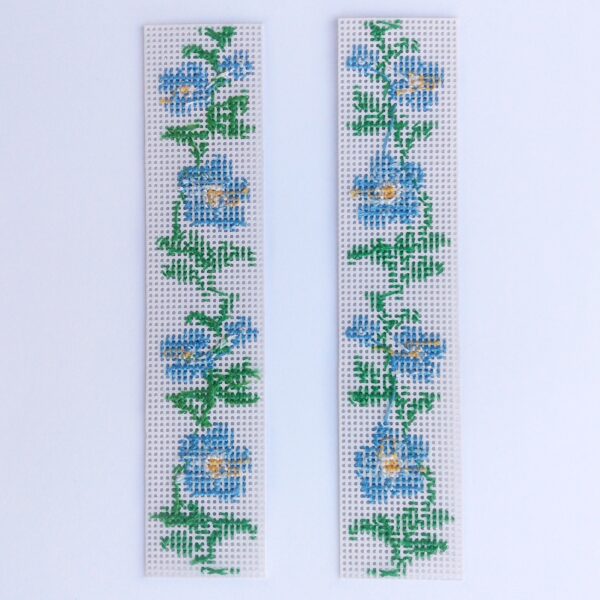 Forget-me-nots Cross Stitch Bookmark PDF - Digital Download