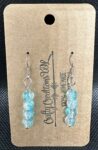 Shattered Marble Earrings - Light Blue