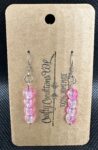 Shattered Marble Earrings - Pink