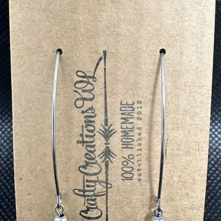 Shattered Marble Earrings - Green (Single)
