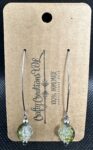 Shattered Marble Earrings - Green (Single)