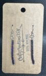 Beaded Earrings - Rainbow Tube