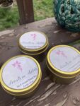 Golden Tin Candle - Trio (by Scents in Fields)