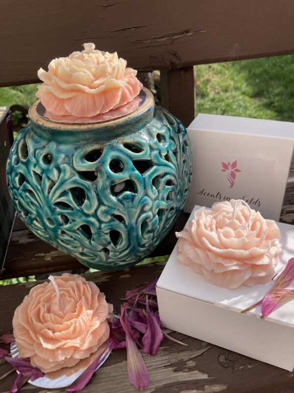 Island Flower Candle - Trio (by Scents in Fields)