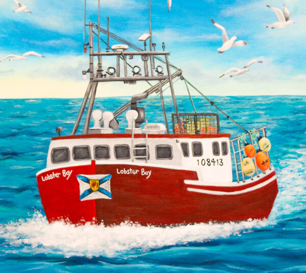 Nova Scotia Lobster Boat Print