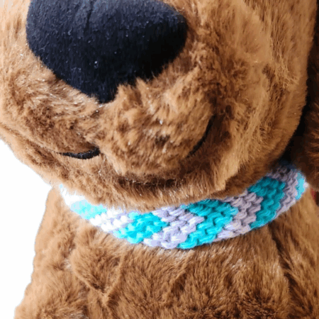 Pet Collar - Macrame - Chevron Pattern