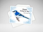 Blue Jay Father's Day Card