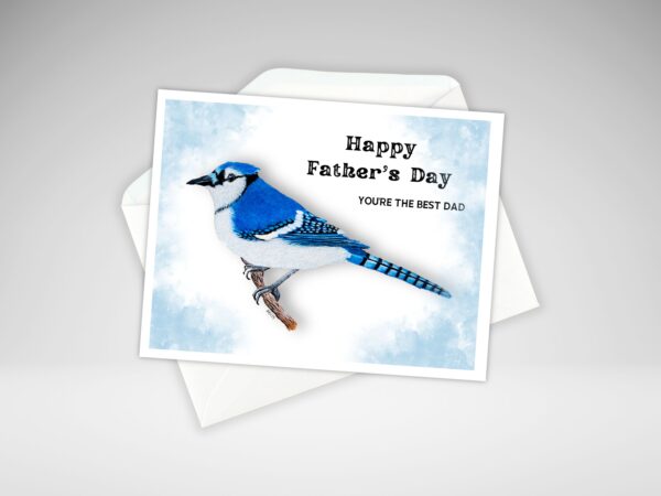 Blue Jay Father's Day Card