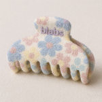 Limited Preorder – Fuzzy Flower Hair Claw Clip | 7cm Teddy Texture | Pastel Hair Accessory | Ships Sept 2025