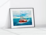 Nova Scotia Lobster Boat Print