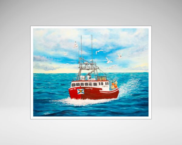 Nova Scotia Lobster Boat Print