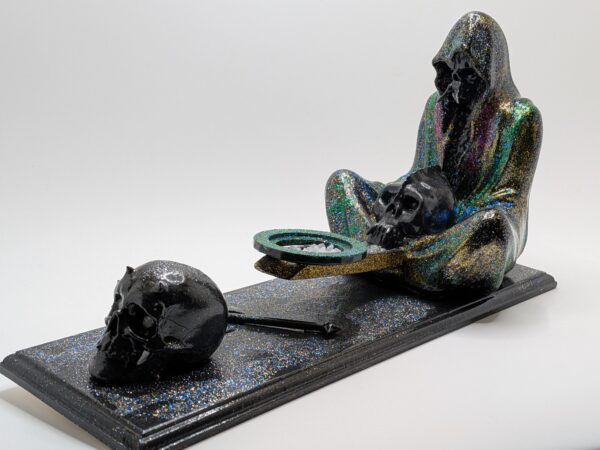 Grim Reaper mini candle holder