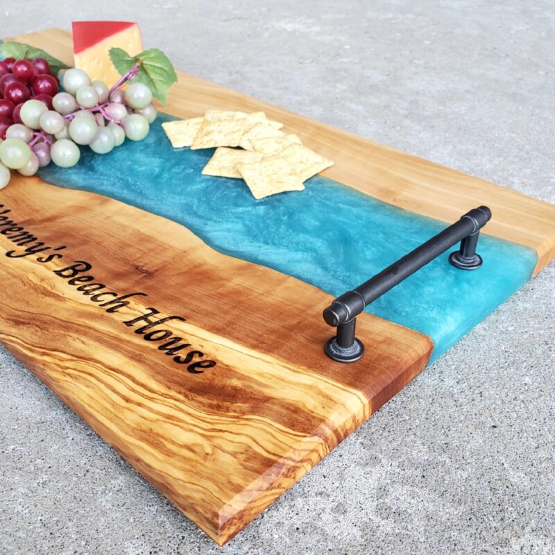 Olive & Epoxy Charcuterie Boards