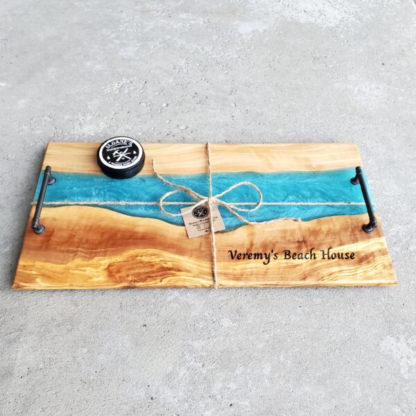 Olive & Epoxy Charcuterie Boards