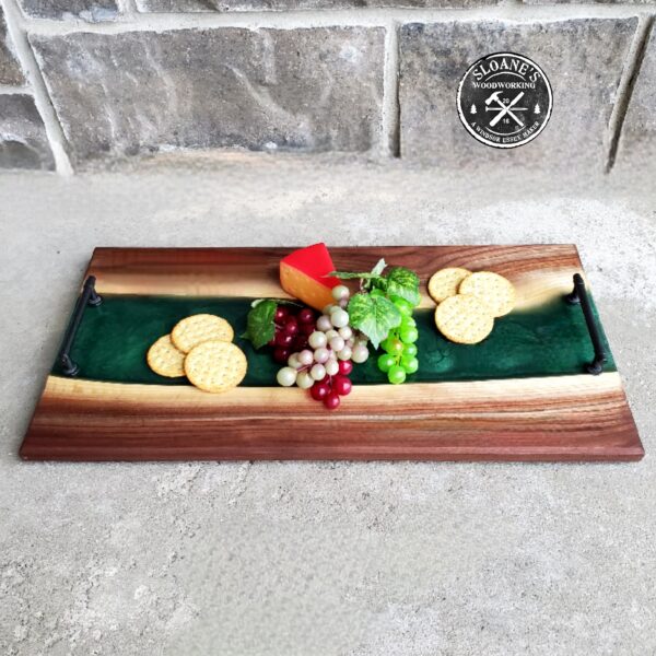 Walnut & Epoxy Resin Charcuterie Boards