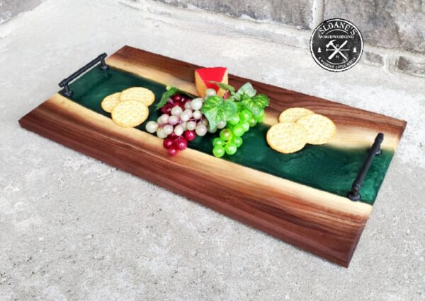 Walnut & Epoxy Resin Charcuterie Boards