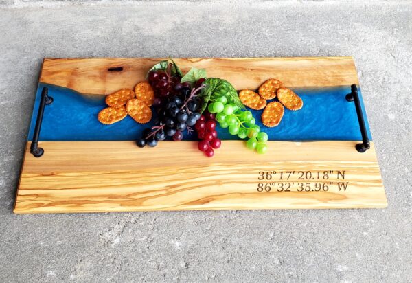 Olive & Epoxy Charcuterie Boards
