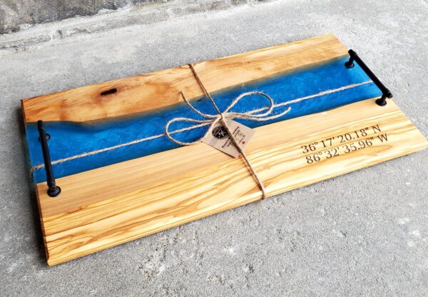 Olive & Epoxy Charcuterie Boards