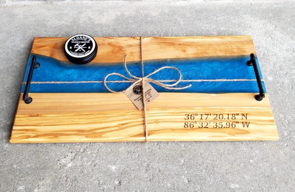 Olive & Epoxy Charcuterie Boards