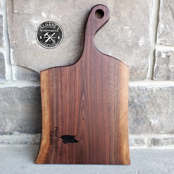Live Edge Walnut Charcuterie Boards - Personalized