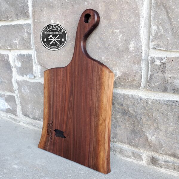 Live Edge Walnut Charcuterie Boards - Personalized