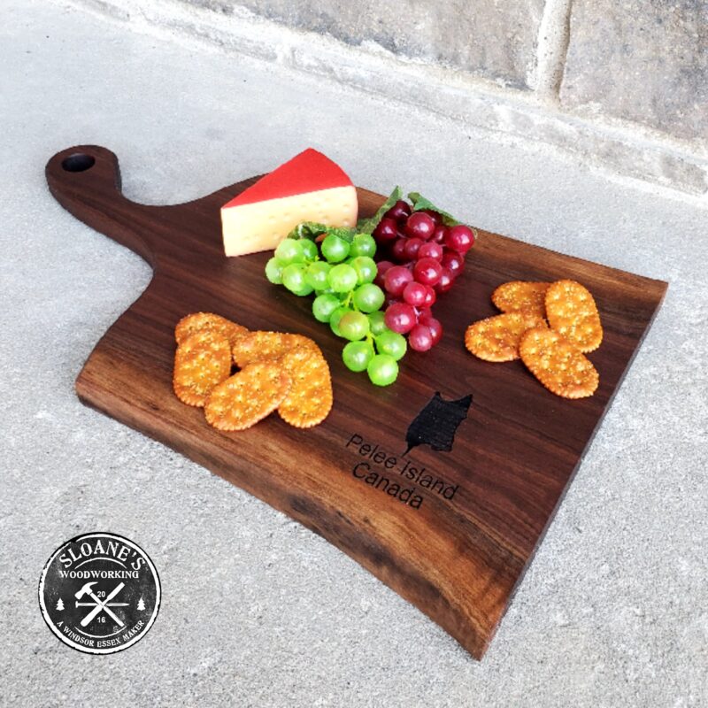 Live Edge Walnut Charcuterie Boards - Personalized