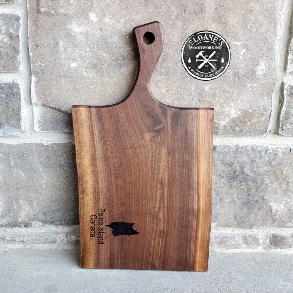 Live Edge Walnut Charcuterie Boards - Personalized