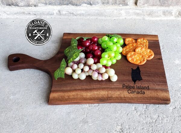 Live Edge Walnut Charcuterie Boards - Personalized