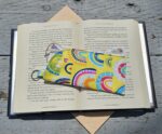 "Yellow Rainbows" Sunglasses or Eyeglasses Fabric Case with a keychain loop