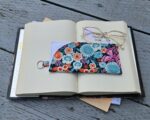 "Night Time Gardens" Sunglasses and Eyeglasses Fabric Case with keychain loop