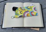 "Yellow Rainbows" Sunglasses or Eyeglasses Fabric Case with a keychain loop