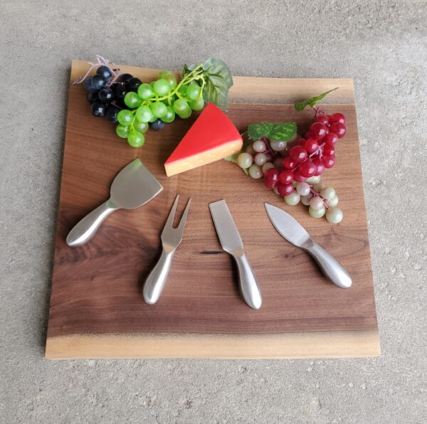 Live Edge Walnut Charcuterie Boards - Personalized