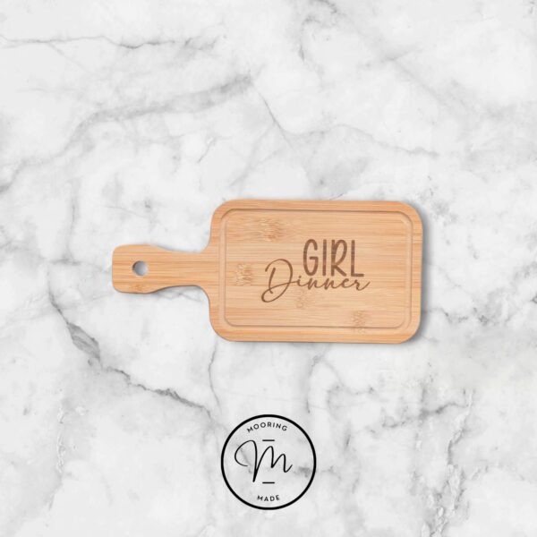 Personal Sized Girl Dinner Cheese Board Mini Charcuterie Board