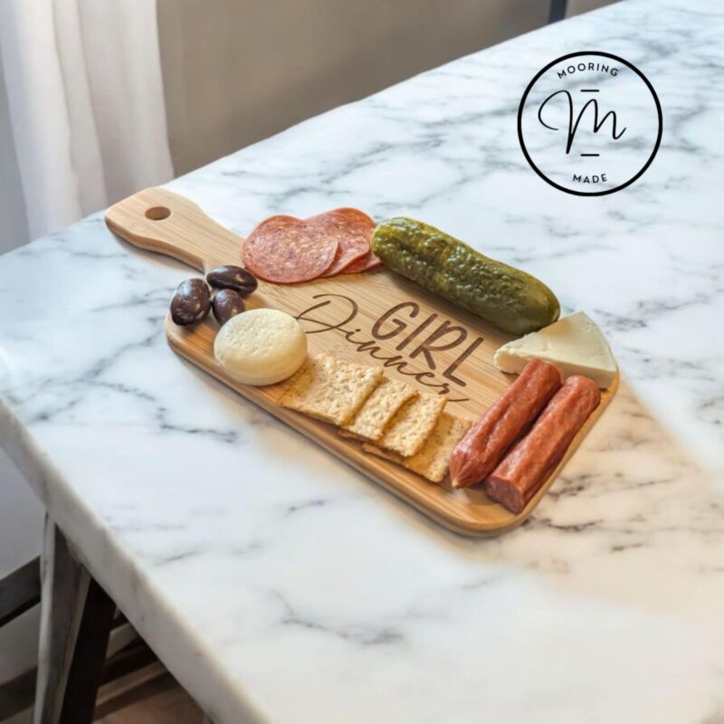 Personal Sized Girl Dinner Cheese Board Mini Charcuterie Board