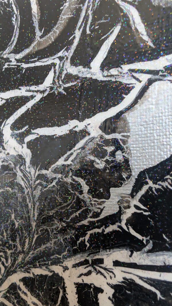 Black and White Abstract - Wall ART