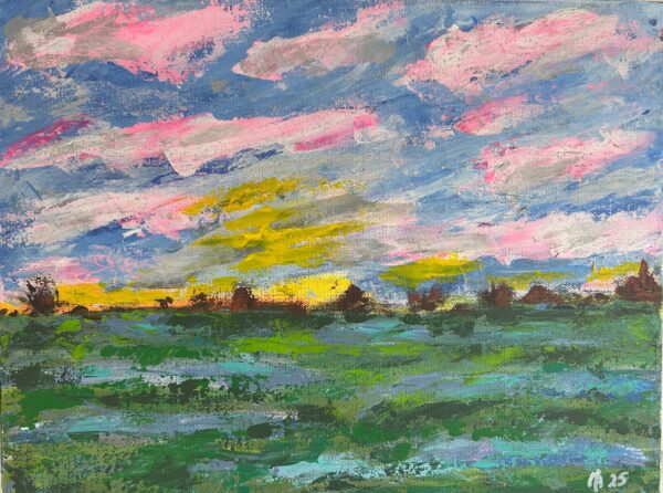 Spring Fields Canadian Landscape Painting Original Canadian Art