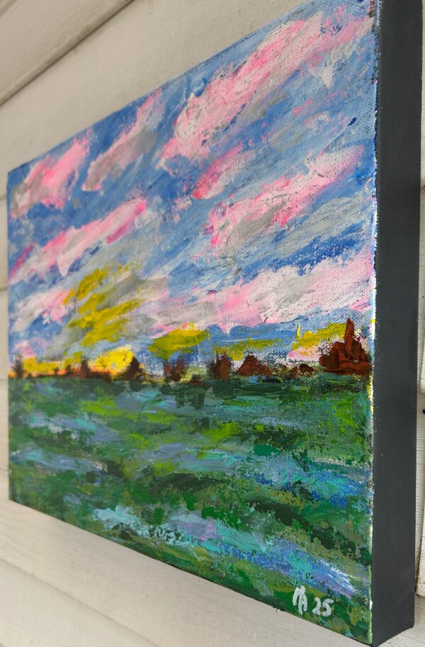 Spring Fields Canadian Landscape Painting Original Canadian Art