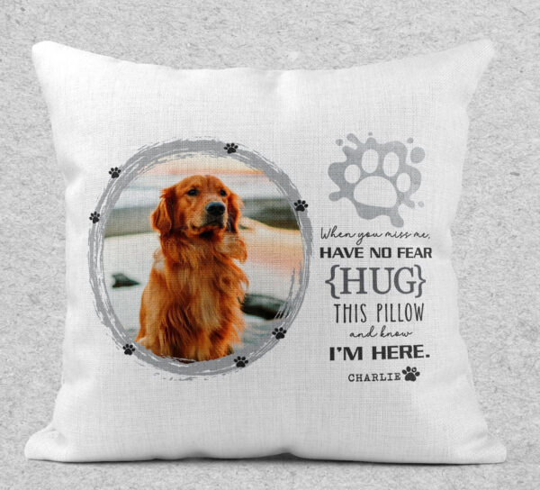 Memorial dog pillow - Personalized
