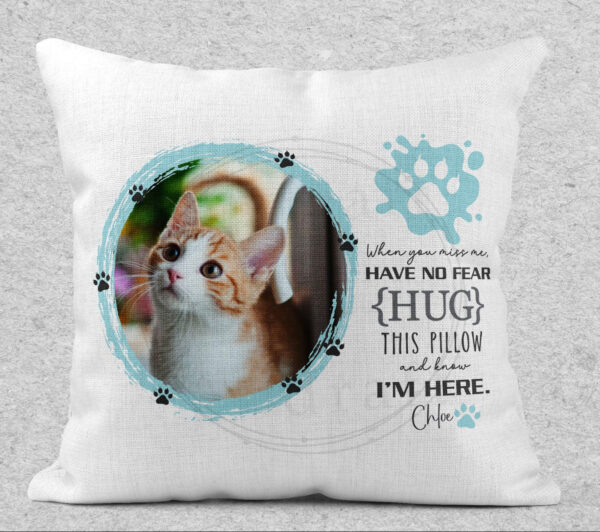 Memorial Cat Pillow - Personalized
