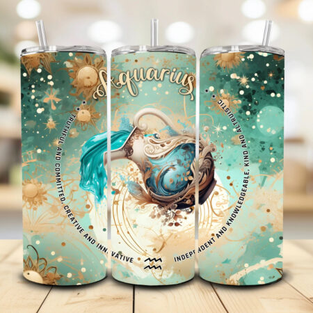 Zodiac green Tumblers