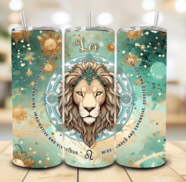 Zodiac green Tumblers