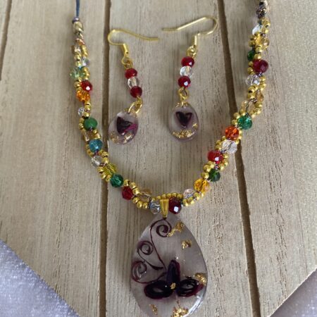 Quilling Love Fantasy Rose Jewelry Set