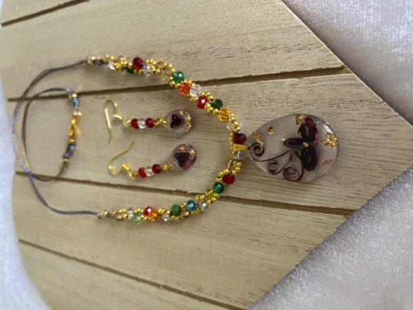 Quilling Love Fantasy Rose Jewelry Set