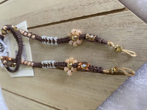 Quilling Love Macrame Brown Eyeglasses handles
