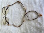 Quilling Love Macrame Brown Eyeglasses handles