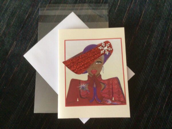 Greeting card Red Hat
