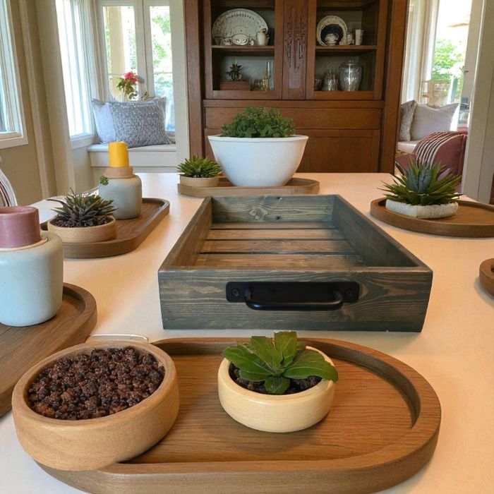 Rustic Tray from side