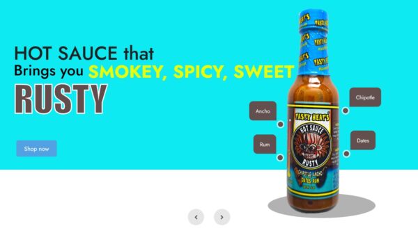Tasty Heat's Hot Sauce RUSTY